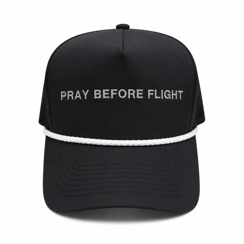 Pray Before Flight Hat